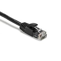 HellermannTyton PCBLK5 Cat 5e Category 5e Patch Cord, 5.0 ft, Black, 1/pkg