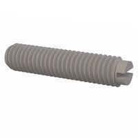 Essentra Components 011032S081 Set Screw Set Screw, Slotted Head, #10-32 Thread, 13/16 Lg