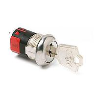 C&K Y108122AFWCDGE Keylock Switches Keylock Switch - Tumbler Switchlocks SP, 45 , mom., keypull pos. 1 4 AMPS @ 125 V AC or 28 V DC; 2 AMPS @ 250 V AC Two nickel plated brass keys (4 & 5 tumbler) or two die cast zinc alloy keys with chrome plating (6 tumbler) 4 Tumbler lock (YXO8 model