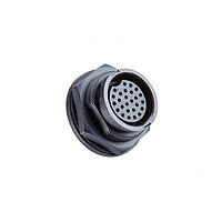 Amphenol LTW ADD-18PMFS-LC7001 Receptacles Ceres, Large Size, Plastic, 5A, 18 pins, Male Connector, Female Contact, Circular, 2 Points Lock, Solder, Receptacle, IP67