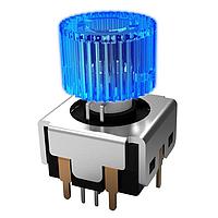Well Buying PS019-N1AARTUBXX Pushbutton Switches PUSH SW 1A/30VDC BLUE LED