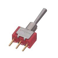 Grayhill 34ASP43B4M2RT Toggle Switches TOG,MINI,SPDT,O-O-O,N,PC,LF