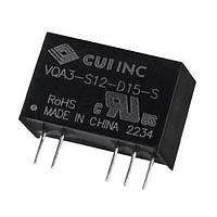 CUI Inc VQA3-SX12-D15-S Isolated 15 Vdc, 0.1 A, 3 W, 9-15 Vdc Input Range