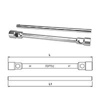 TOPTUL CTIA3238 Double-End Truck Wrench W/Bar (6PTx6PT; 32x38mm)