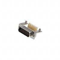 NorComp 781-M26-113R141 High Density D-Sub Connectors 26P HD MALE IP67 R/A 0.350" FP