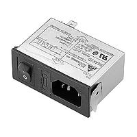 Delta Electronics, Inc. 06AK2D Modules Power Entry Module EMI Filter, 115/250VAC, 6A, Snap-In, N/A-Lug, DIP Switch