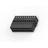 AMP Connectors - TE Connectivity 2098634-2 Housings Carrier, 20P, GY LAC, Black