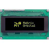 Matrix Orbital OK204-25-OY-V OLED Displays OLED 20 X 4 YELLOW WIDE VOLTAGE POWER