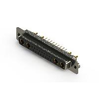 EDAC 628-21W4624-1T2 Mixed Contact D-Sub Connectors Vertical Combo Dsub