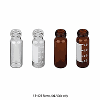 SciLab SL.Vi1154 Vial, Amber, 4㎖, w/o Cap, w/ White Patch