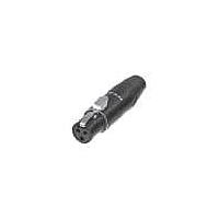 REAN RT4FC-B Cable Connectors 4P TINY XLR FEMALE BLK SHELL, GOLD REAN