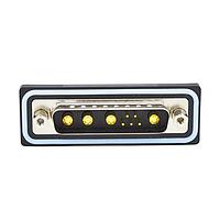 NorComp CDFV9W4113L251 Mixed Contact D-Sub Connectors 9W4 vert solder M FL 4-40 boardlock 20Amp