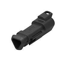 DEUTSCH - TE Connectivity 934442501 Connectors 3CCT BLACK RECEP W/SMALL SEAL & HS