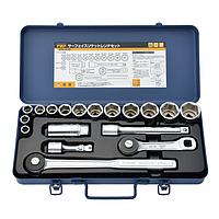 TOP Kogyo SSS-413F Surface Socket Wrench Set 18 Pieces (10, 11, 12, 13, 14, 17, 19,
21, 22, 23, 24, 26, 27mm)
