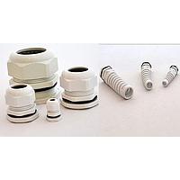 Bud Industries IPG-22225 Cable Glands IP66 Nylon Cable Gland, Thin Wall (PG-25) 0.59 to 0.75