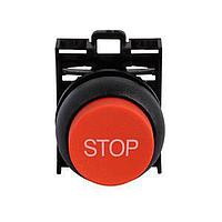 Eaton M22S-DH-R-GB0 Pushbutton Operators NON-ILL MOM PB BLK-BZL EXTD RED ETCHED