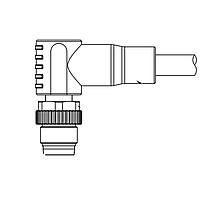 Same Sky (formerly CUI Devices) CDM817-04A-01MRA-1M-67 Straight Male Plug Blunt Cut Cable 4 Pins 60 V 3 A Screw Copper Alloyx 1.0 1 M 24 AWG