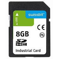 Swissbit SFSD008GL1AS1TO-I-DF-221-STD SD Cards Industrial SD Card, S-600, 8 GB, SLC Flash, -40C to +85C