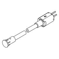 BIVAR FLPV1.0-SUG Flexible Light Pipes with LEDs Flexible Light Pipe Assembly, 1mm. Fiber Optic Core, Vertical, 4.2mm. Dia. Low Profile Lens, 1.0in. Length, 3mm LED, Super Ultra Green