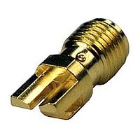 Johnson / Cinch Connectivity Solutions 142-0761-891 PCB Connectors PCB JACK GOLD 50 OHM .062"EDGE MNT RND T