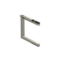 Banner Engineering SLM120B6Q Distance Sensor Modules - Finished Units SLM Series: Rugged Nickel-Plated Metal Fixed-Distance Slot Sensor; Slot Width: 120 mm; Input: 10-30 V dc; Output: Bipolar: 1 NPN; 1 PNP; 4-pin M8 Integral QD