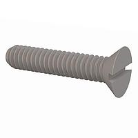 Essentra Components 022520A125 Slotted Countersunk Screw 82 Slotted CSK Screw, 1/4-20 Thread, 1 1/4 Lg