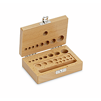 KERN 353-420-200 Wooden box for weight sets (Cylindrical/compact, 1 mg - 50 g)