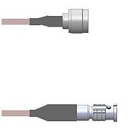 Amphenol Custom Cable Q-2J00Y000H011i RF Cable Assemblies N-SP/HDBNC-SP G142 11I
