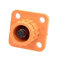 Amphenol Industrial SLPRIRBTPSO0 Power Connectors 1500V DC, Gen 2.5, 8.0mm, Surlok Plus, Receptacle, Panel Mount, Orange, Screw, IP67(MATED), Keyway 24