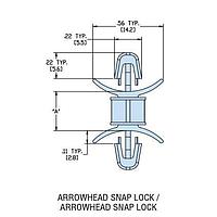 Heyco 10213 PCB Support HDLSP5-10 NATURAL NYL PCB Support