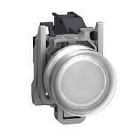 SCHNEIDER XB4BP181GEX Standard Switches HAZ LOC PUSHBUTTON SWITCH, 24- 240 Vac/dc, CONTACTS 1 N.O., White, -40 +70 , IP66