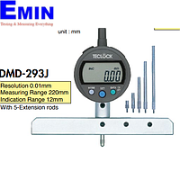 TECLOCK DMD-293J Standard Digital Depth Gauge (12(220)mm/0.01mm)