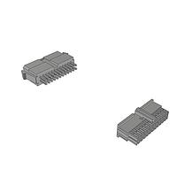 Samtec MRTD-12-20-L-04.0-L1 Double Row .100" Mini Mate(R) Double Row Panel Mount Discrete Wire Cable Assembly