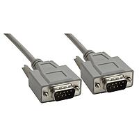 Amphenol Cables on Demand CS-DSSMDB9MM0-005 Serial Cable Standard 9Pin D-Sub Molded M/M, 5ft