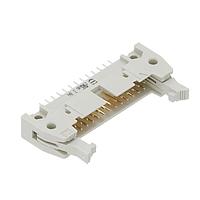 HARTING 9185267904 Shrouded SEK/IDC straight male, 2.9mm tails, 26pin, PL3, w/ long levers