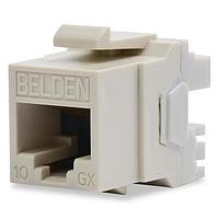 Belden AX103073 Fiber Optic Connectors 10GX JACK KCONN IVORY