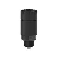 Banner Engineering TL501AKQ Tower Lights TL50 Pro Tower Light with IO-Link Audible, Standard Black Housing: 1 Lighted Segment; Voltage: 18-30 V dc; Environmental Rating: IP50; Colors: Multicolor; 4-pin M12 Integral QD