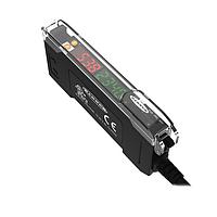 Banner Engineering DF-G3IR-KD-Q5 Fiber Optic Sensors DF-G3 IR Beam High Power Dual Display Fiber Amplifier; Range: Depends on Fiber; Input 10-30 V dc; Output 1: Push/Pull with IO-Link; Output 2: PNP only; 150 mm (6 in) 4-pin M12 PVC Pigtail QD