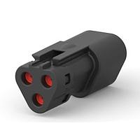 DEUTSCH - TE Connectivity 1-2303813-3 Automotive Connectors DT04-3P-TN32, REC, 3P, BLK, N, SNAPCAP