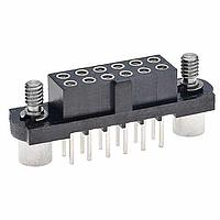 Harwin M80-4210805 Headers & Wire Housings 4+4 WAY DIL VERT FEMALE HEX/JS
