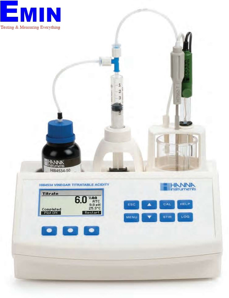 Laboratory titration equipment in a repair and maintenance context