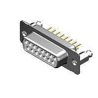 Molex / FCT 173109-1176 Standard Density FCT DSUB STR PC RCPT 09 PN W/SNAPIN