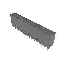Samtec ESQ-116-12-S-D Sockets Elevated Socket Strip, 0.100" Pitch
