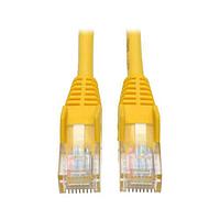 Tripp Lite N001-050-YW Cat 5e 50'Cat5e Cat5 350MHz RJ45 M/M Yellow 50'