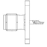Amphenol SV Microwave M39012/60-3002 RF MIL Spec Connectors SMA Flange Mnt Jack Pnl Recpt Solder Pot