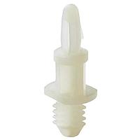 Essentra Components BHL-8-01 Snap Lock CB Spt,Blnd Hl Mnt,Nat,1/2 in Spc