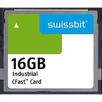 Swissbit SFCA016GH3AA2TO-I-GS-22P-STD CFast Cards Industrial CFast Card, F-66, 16 GB, PSLC Flash, -40C to +85C