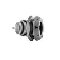 REDEL PLG.M1.0SL.LG Connectors 10P FIX RCPT SOLDER W/2 NUTS GRY FNT NUT