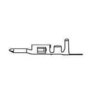 AMP Connectors - TE Connectivity 794957-1 (Cut Strip) Contacts PIN 26-22 AWG BR SN Cut Strip of 100