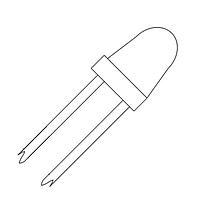 VCC 4300H1LC-TR1 Single Color LEDs RED DIFFUSED LOW CURRENT